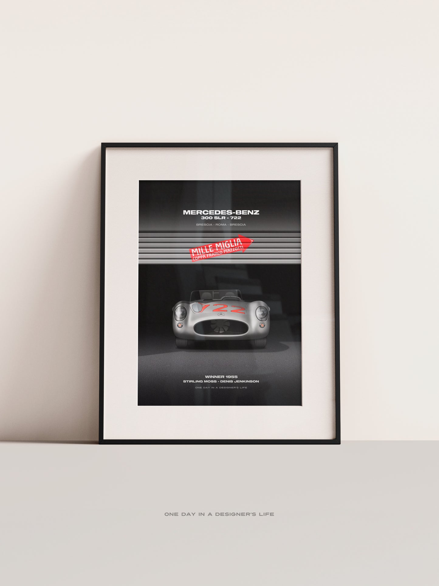 Mercedes 300 SLR Mile Miglia Winner 1955