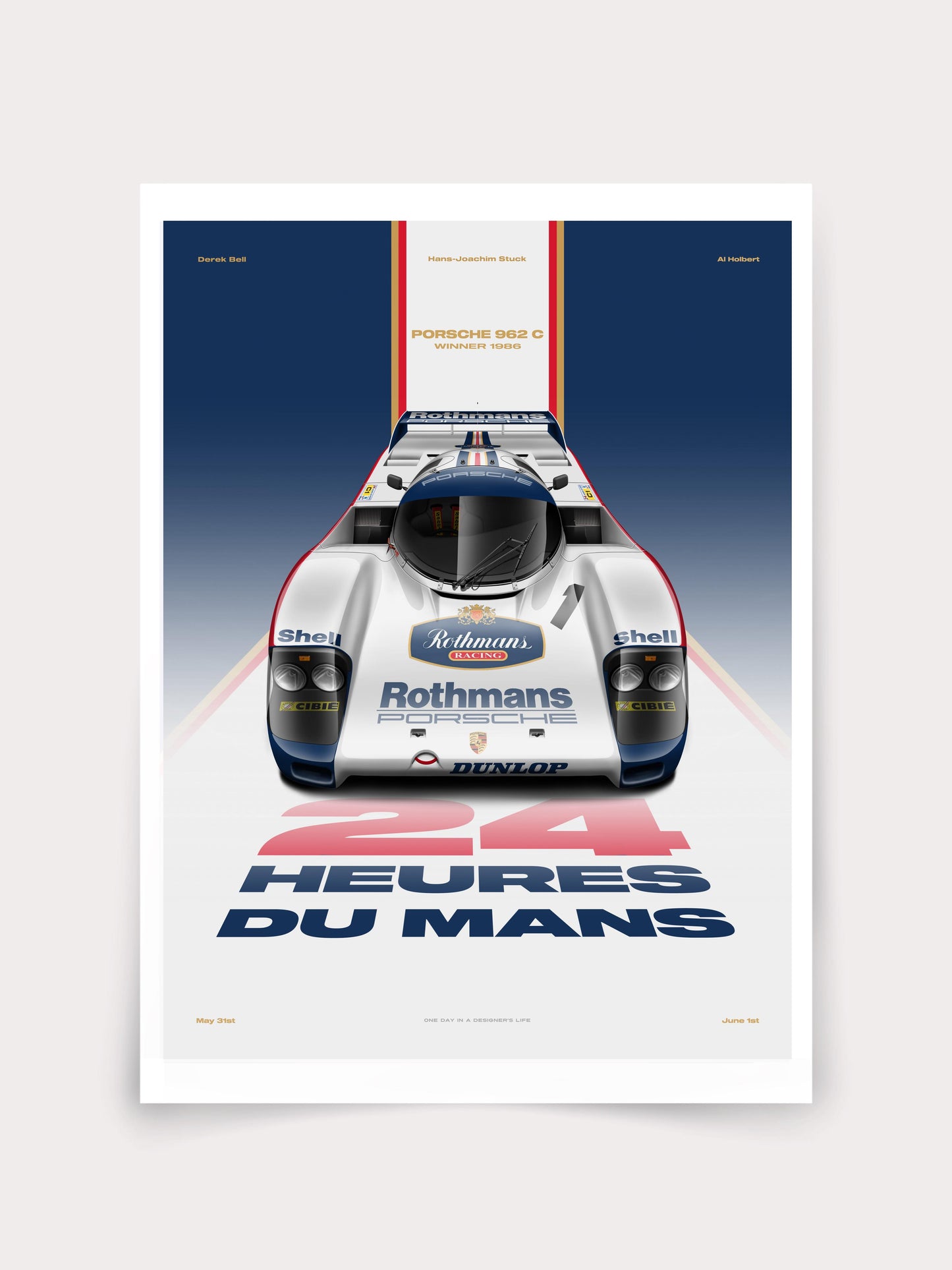 Porsche 962C Le Mans - Winner 1986