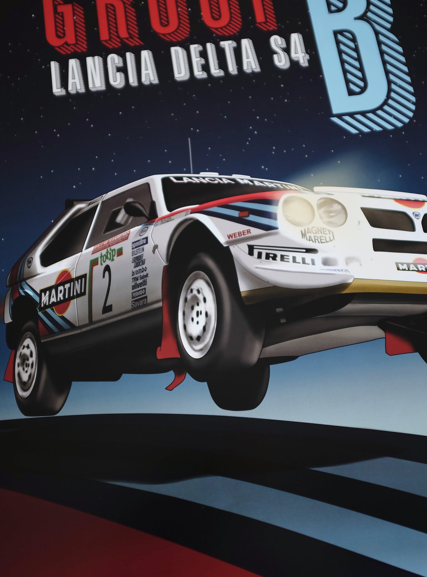 Lancia Delta S4 Limited Edition Print Big Format