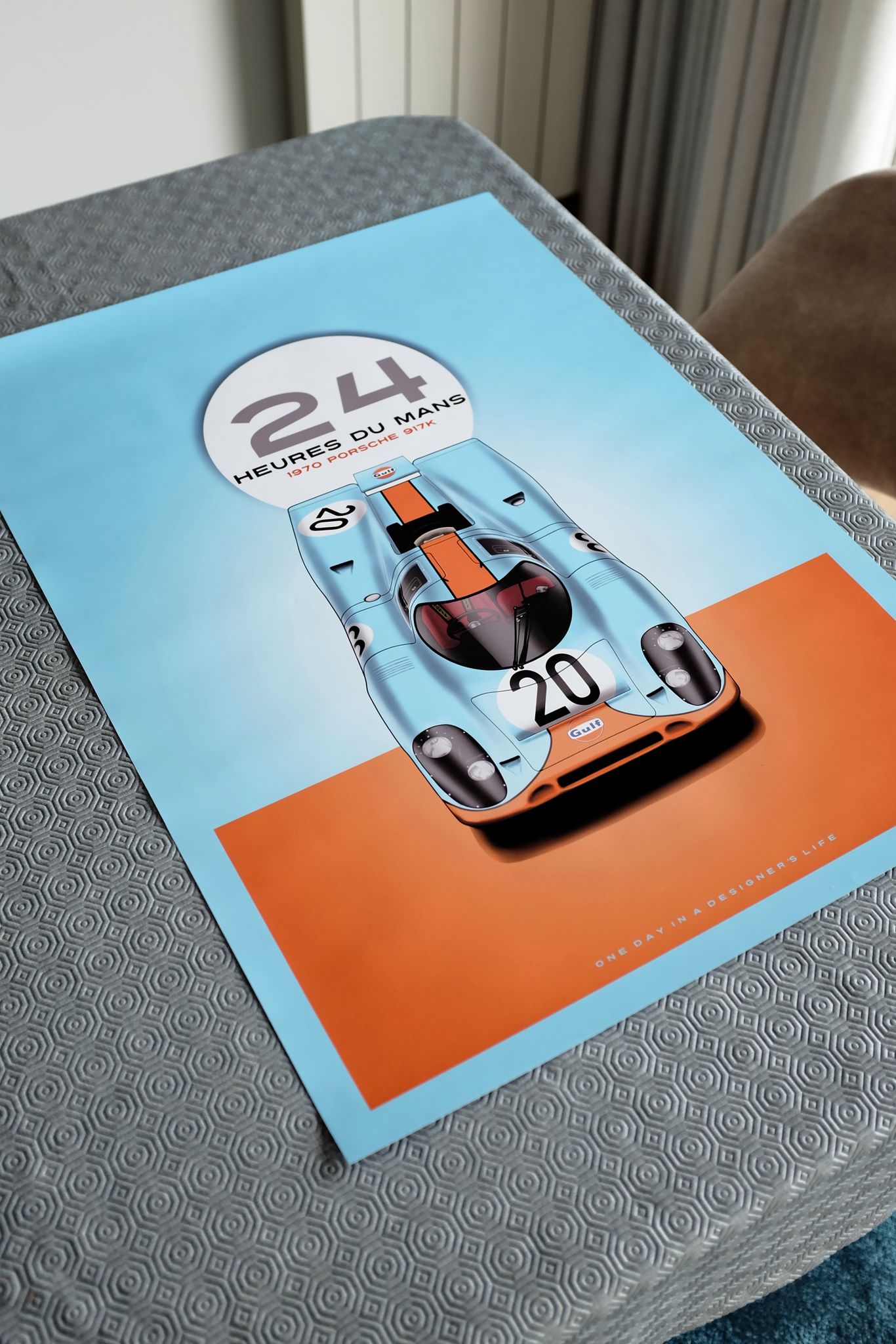 Porsche 917k 1970 Le Mans Gulf n20